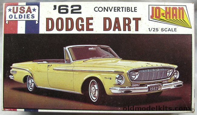 Jo-Han 1/25 1962 Dodge Dart Convertible, C-4862 plastic model kit